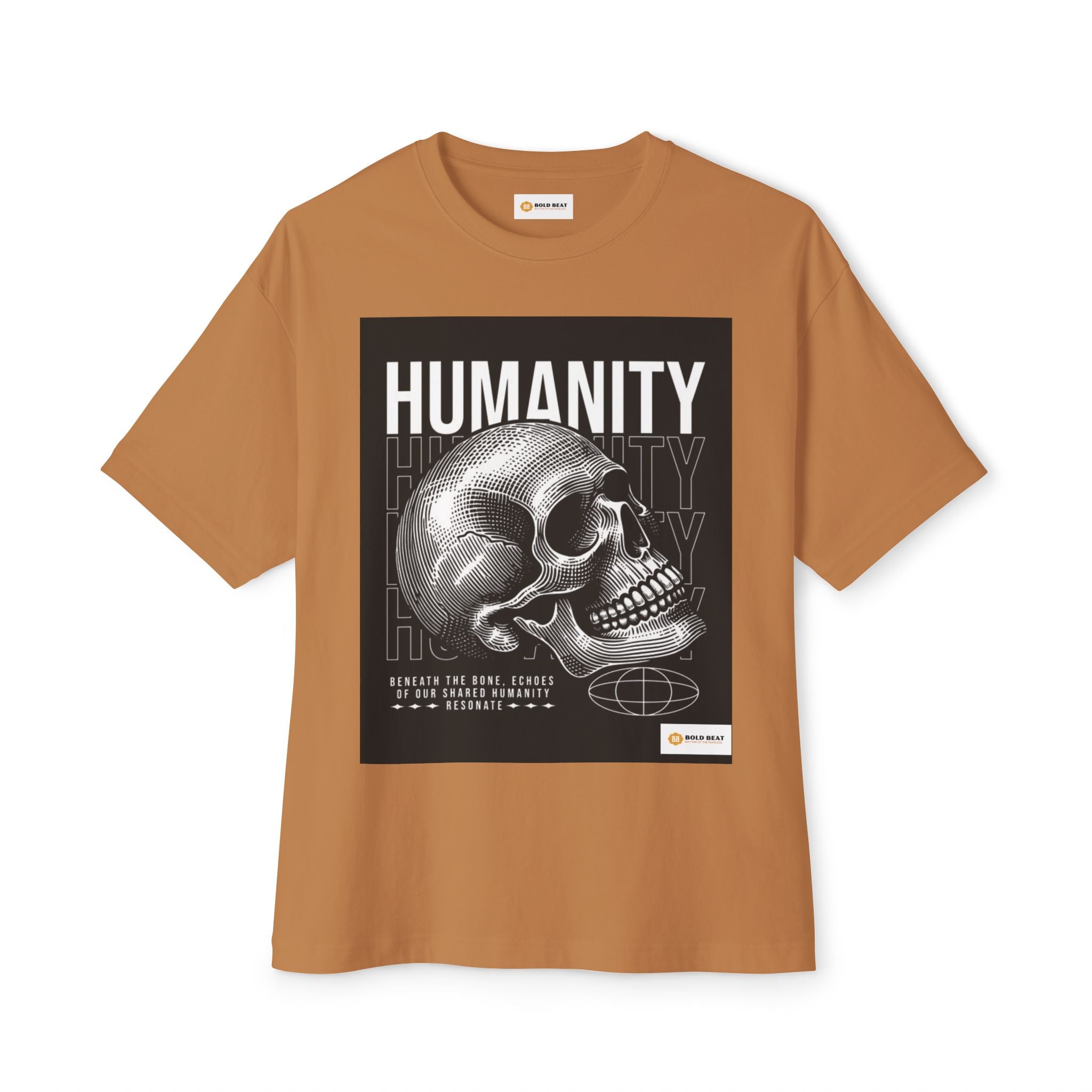 Humanity Graphic Oversized Tee | Unisex Streetwear | Casual Wear | Gift for Art Lovers | Unique Summer Fashion